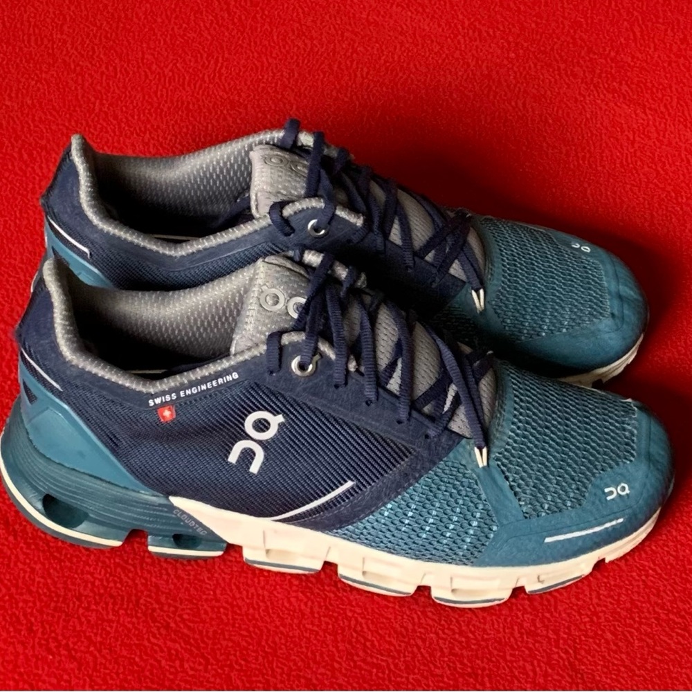 On Cloudflyer Road-Running Women's Shoes Blue - 8.5